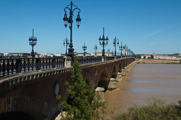 istock Bridge Pont de Pierre in Bordeaux,France 1360683394
