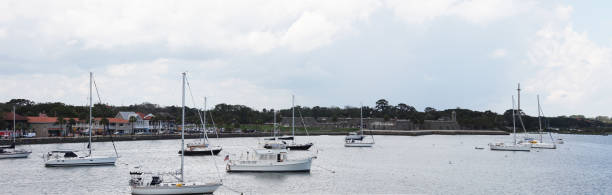 The Castillo de San Marcos is the oldest masonry fort in the continental United States, located on the western shore of Matanzas Bay in the city of St. Augustine, Florida