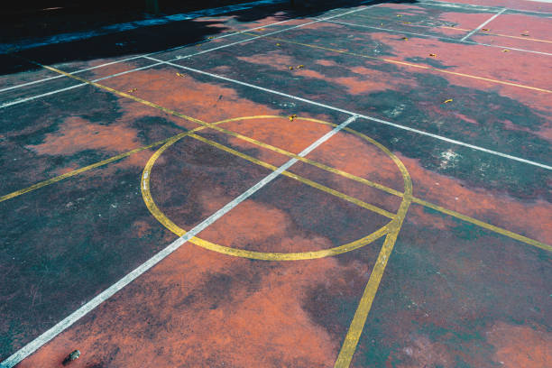 istock An empty Public Basketball Court 1360696203
