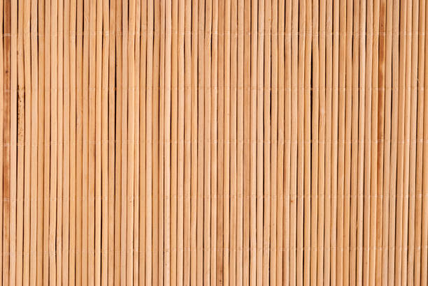 istock Background of united bamboo sticks for wallpaper, texture, for text 1360698534