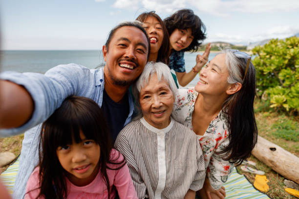 istock Family selfie moment 1360718310