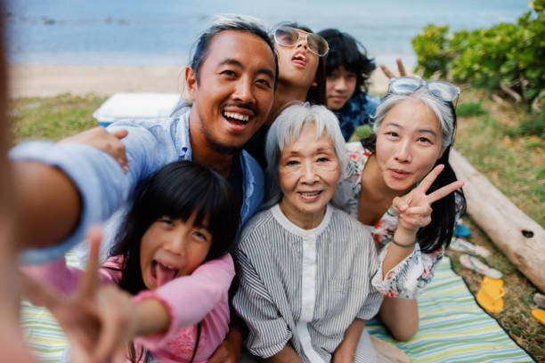 istock Family selfie moment 1360718329