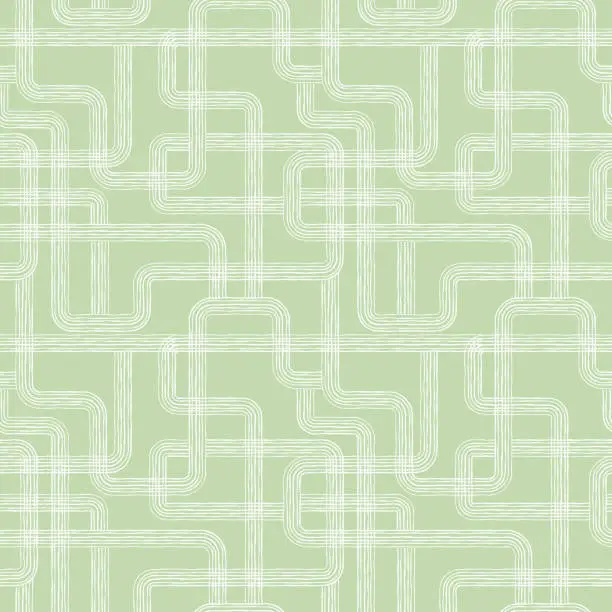 Vector illustration of Seamless Pattern Of Multiple Lines