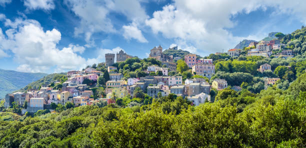 istock Landscape with Rogliano village, Corsica 1360723500