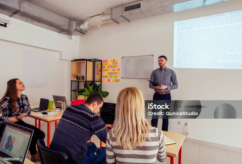 Student Reading A Script Stock Photo - Download Image Now - 20-24 Years ...