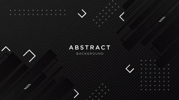 Abstract dark black gradient geometric shape background. Modern futuristic background. Can be use for landing page, book covers, brochures, flyers, magazines, any brandings, banners, headers, presentations, and wallpaper backgrounds Abstract dark black gradient geometric shape background. Modern futuristic background. Can be use for landing page, book covers, brochures, flyers, magazines, any brandings, banners, headers, presentations, and wallpaper backgrounds black background stock illustrations