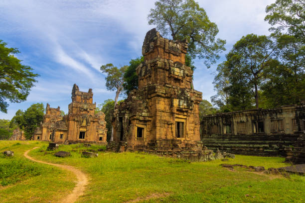 istock Ancient buildings in Angkor Thom, Cambodia 1360750917