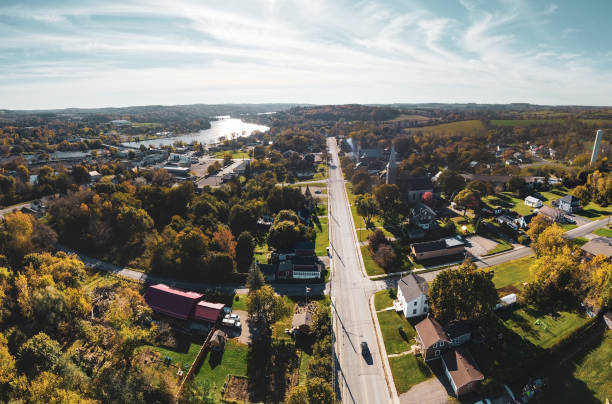 istock Aerial view Hastings, Canada 1360757409