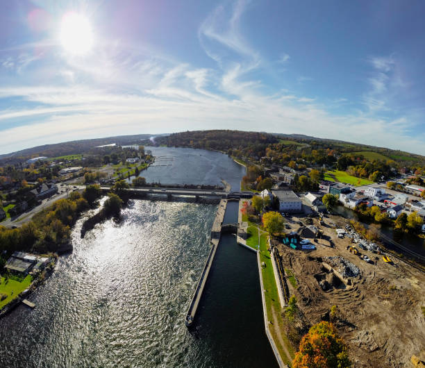 istock Aerial view Hastings, Canada 1360757415