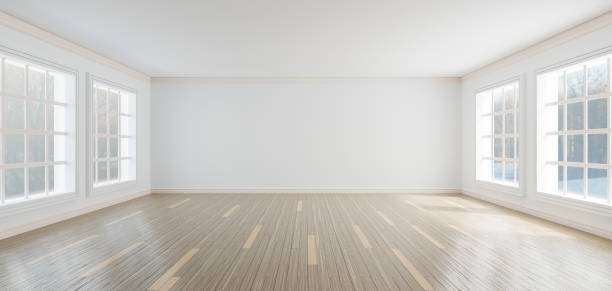 istock White empty room, Big room, Living room - 3D Rendering 1360760563