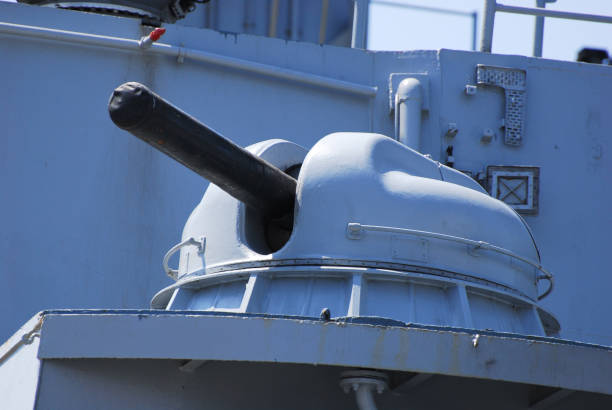 istock CIWS (Close In Weapon System) on Indian Navy destroyer INS Mysore. 1360779888
