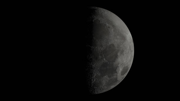 istock Moon surface rotation with a lot of crater 1360781702