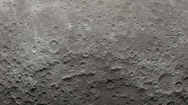 istock Moon surface rotation with a lot of crater 1360781743