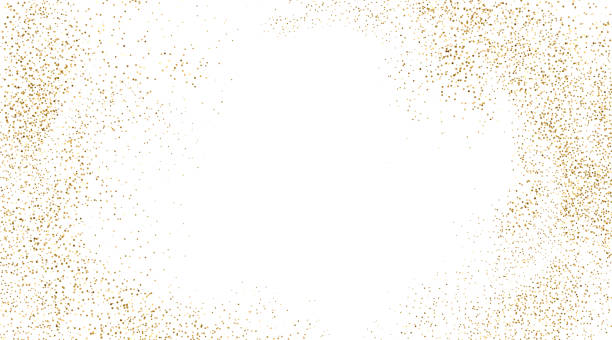 Holiday Abstract shiny color gold bokeh and glitter - ilustração de arte vetorial