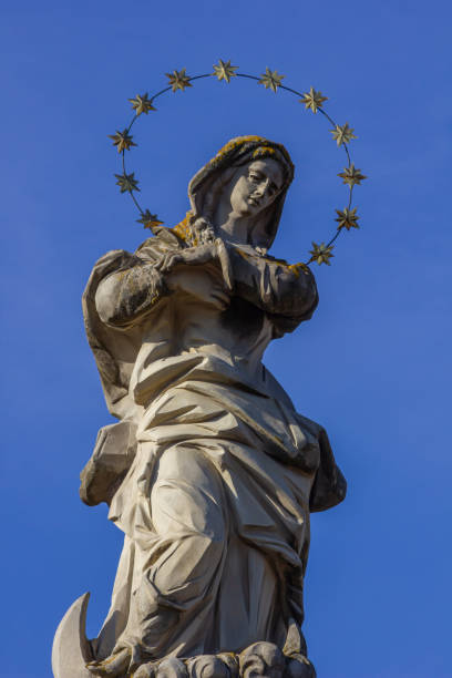 istock Stone sculpture in Buchach, Ukraine. Written by Pinzel 1360790507