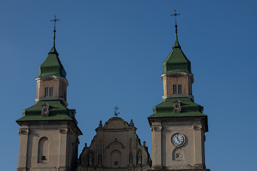 The Church of St Anthony of the bernardine monastery in Zbarazh, Ukraine .
