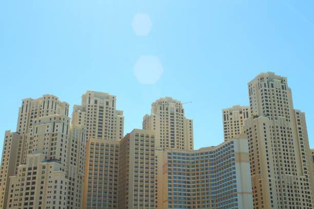 istock Beautiful high skyscrapers. Landscape. Dubai, March, 2018. 1360791356