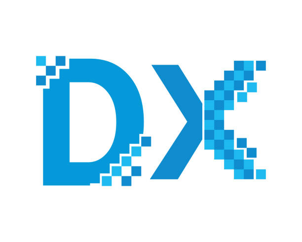 DX logo illustration DX logo illustration dx stock illustrations