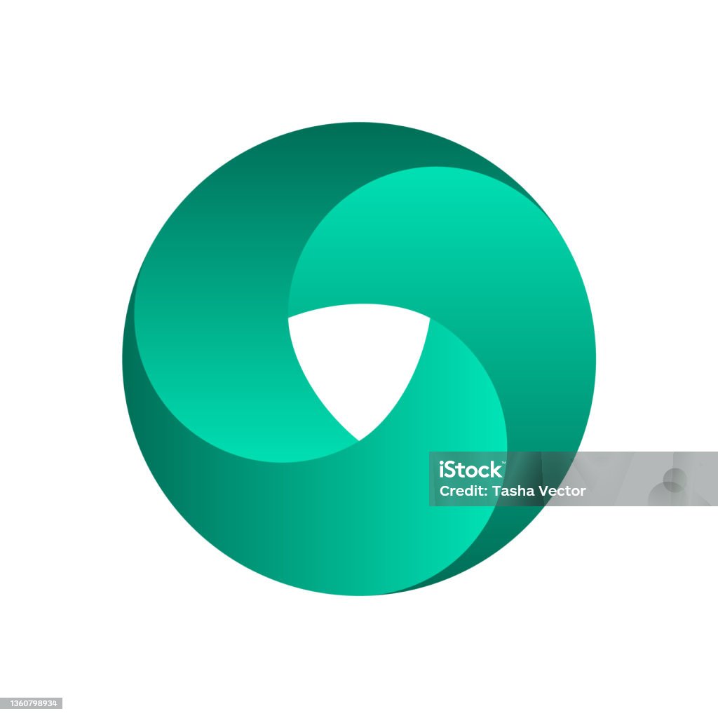 Hình Dạng Vòng Tròn Không Thể Ảo Ảnh Quang Học Màu Xanh Lá Cây ...