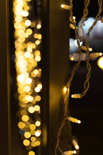 istock Bokeh light pattern in Christmas, Christmas decorations ,blue, white bokeh lights. 1360812385