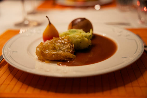 istock Luxury dinner on Christmas Eve 1360812631