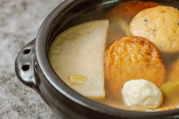 istock Eomuk tang, Korean style fish cake soup 1360813379