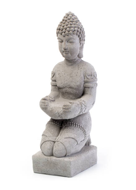 istock a statue of Buddha sitting on his knees 1360822528