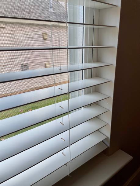 istock Window Treatments - Window Bind and Window Sill 1360823555