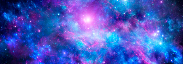 istock Cosmic background nebula with stars in deep space 1360825883
