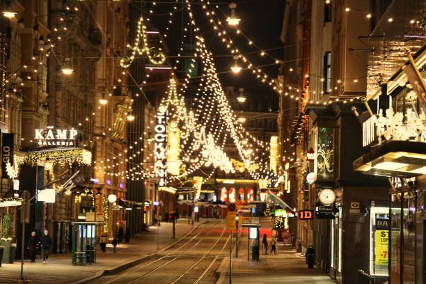 istock Helsinki Christmas Street 1360826601