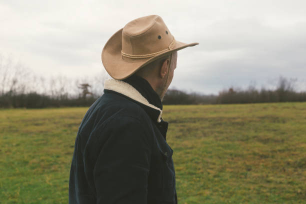 istock Green grass field in winter 1360838148