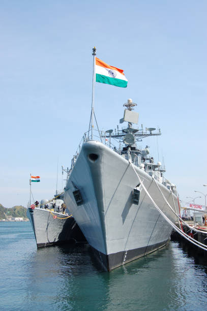 Indian Navy warships. Indian Navy warships. indian navy stock pictures, royalty-free photos & images