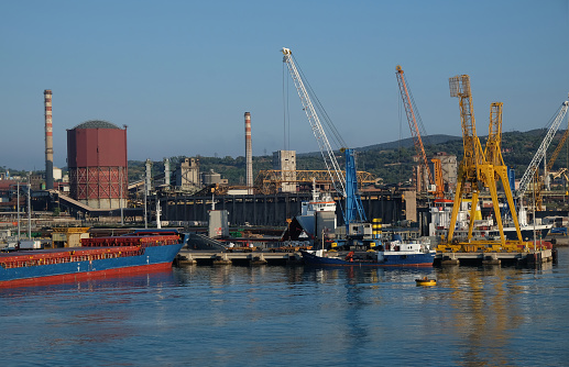 The Piombino steel plant is an industrial complex specialized in the production of steel. It is located in Piombino near the sea