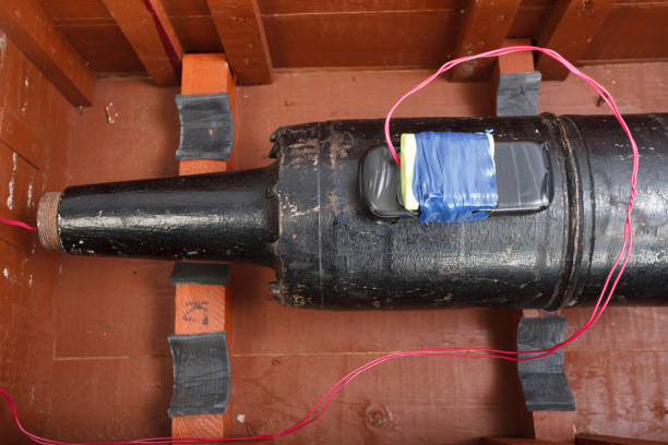 IED (improvised explosive device) with 125mm USSR Tank HEAT Projectile