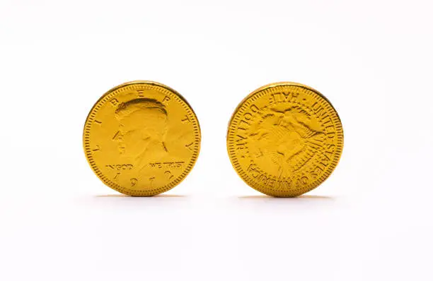 Gold Coins Front and Back