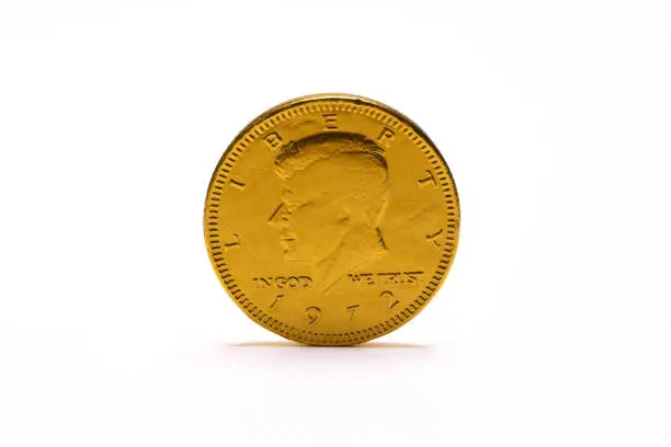 Gold Coin Close Up