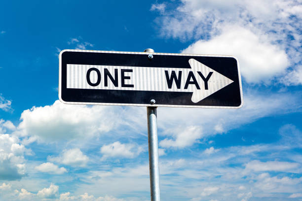 istock One way sign in New York 1360898801