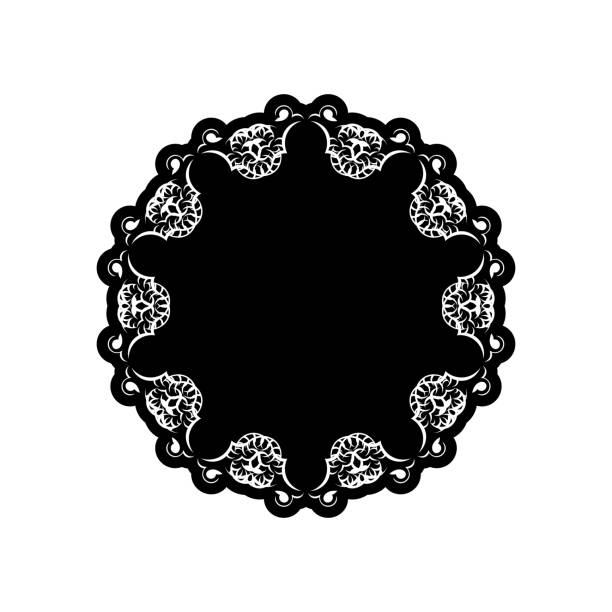 istock Circular pattern in form of mandala for Henna, Mehndi, tattoo, decoration. 1360909164