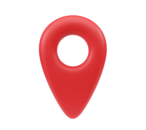 istock Location map icon isolated on a white background 1360909864