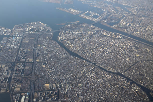 istock Bird view of Tokyo, Japan 1360911020