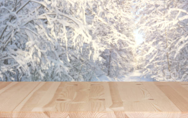istock kitchen surface, countertop on a winter natural background 1360913389