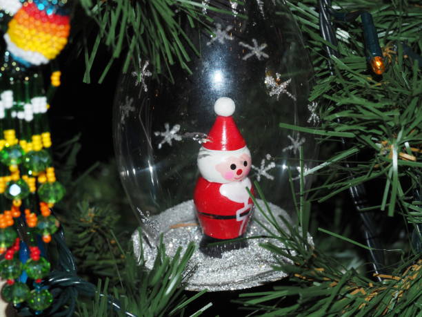 istock Christmas xmas tree glass hand made artisanal ball 1360926816