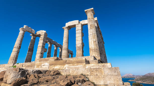 istock The foundation of an ancient temple on a hill 1360934216