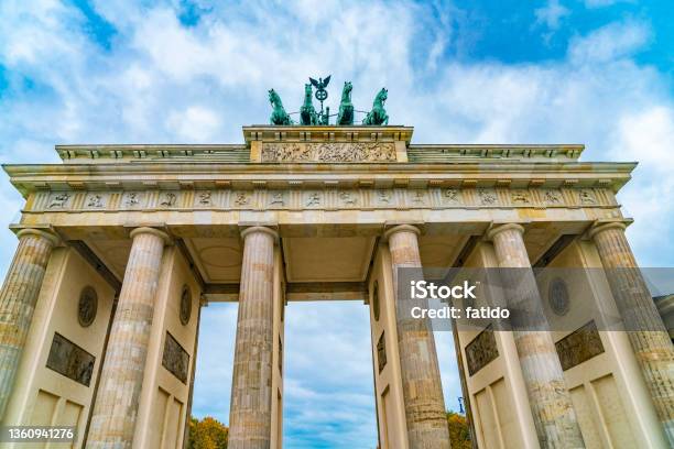 Brandenburg Gate In Berlin Germany Stock Photo - Download Image Now - Berlin Wall, Brandenburg Gate, Berlin