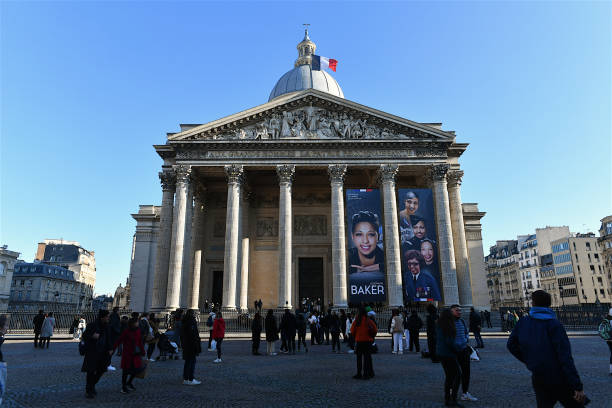 das pantheon, paris, frankreich. - pantheon paris paris france france europe stock-fotos und bilder