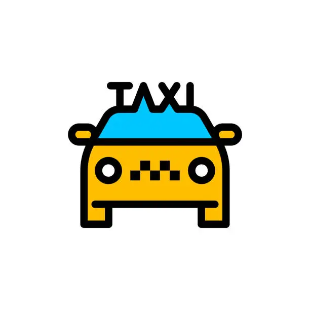 Vector illustration of Taxi logo