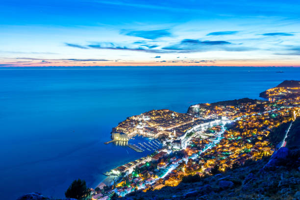 istock Dubrovnik Old Town at Blue Hour 1361025793