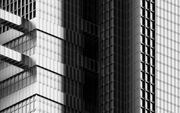 istock Urban building during the day, modular building,3d rendering. 1361032919