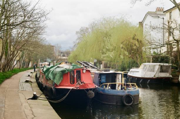 istock Boats in Camden's Canal 1361033248