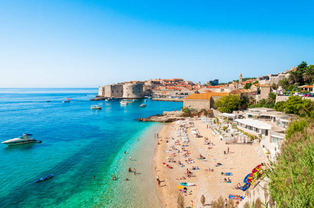 istock Dubrovnik and Banje Beach 1361033793